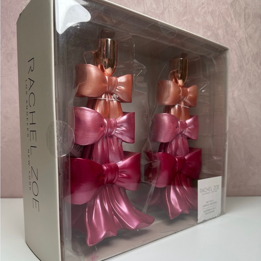 Rachel Zoe Tiered Bow Candle Holders - Picture 8 of 11